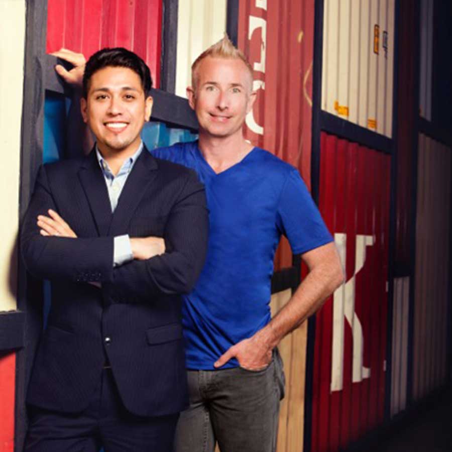 A street seen from inside Laurel Book store in Oakland, California