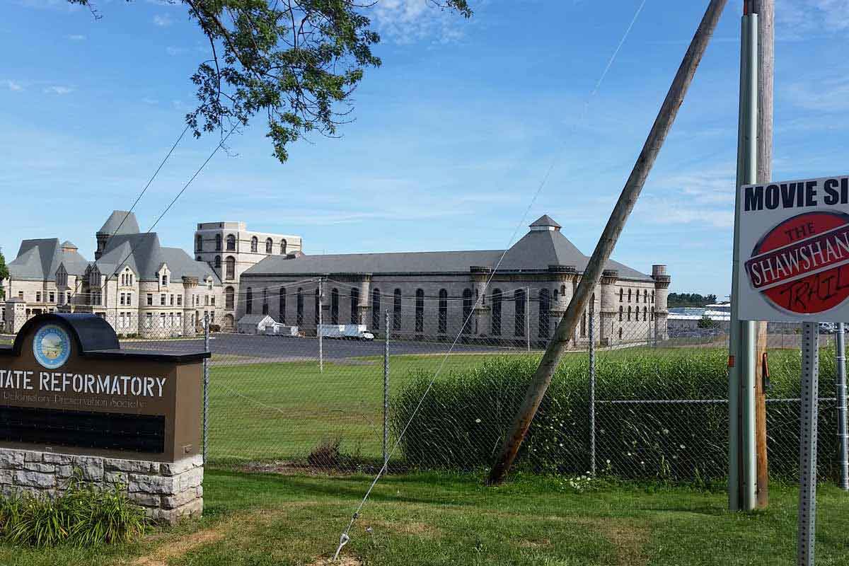 The Ohio State Reformatory, site of the Shawshank State Prison in Mansfield, OH